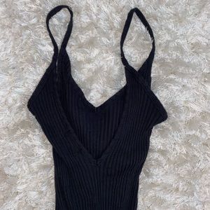 Black Out From Under Mini Dress